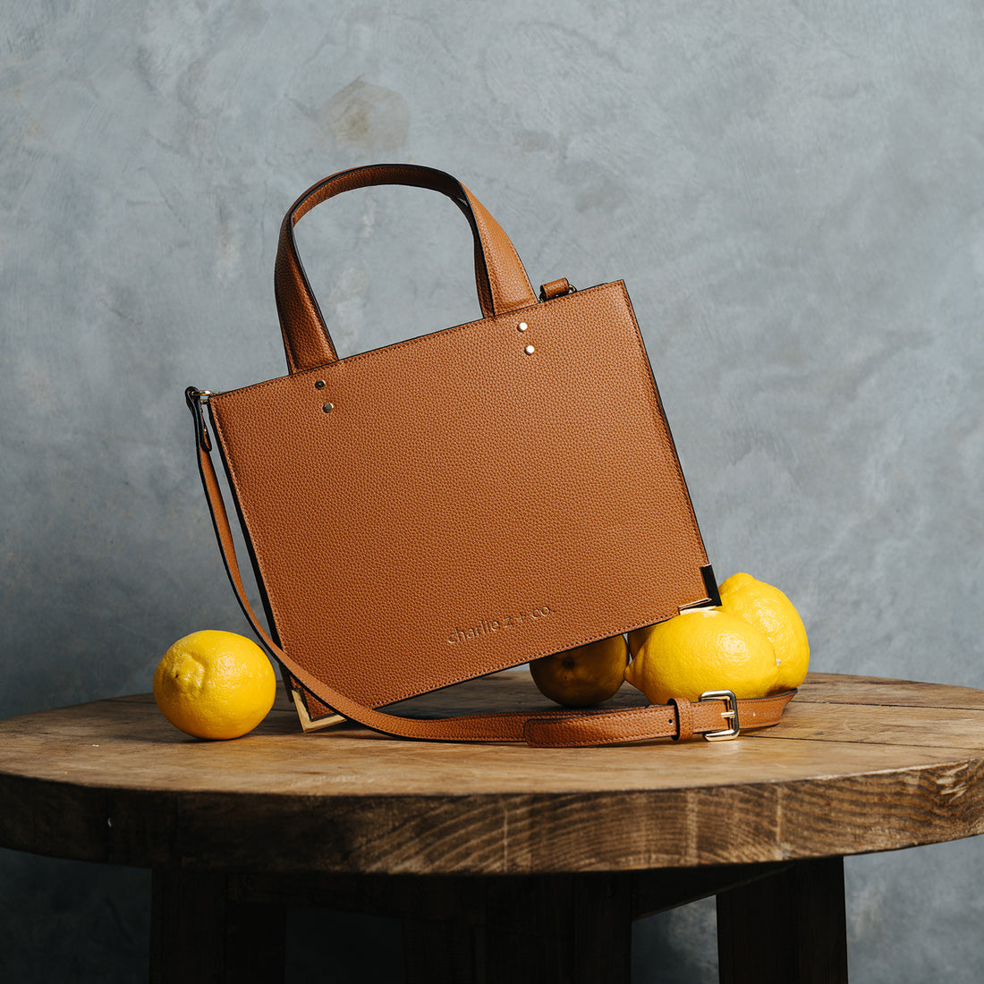 Tan Charlie Wireless Charging Bag