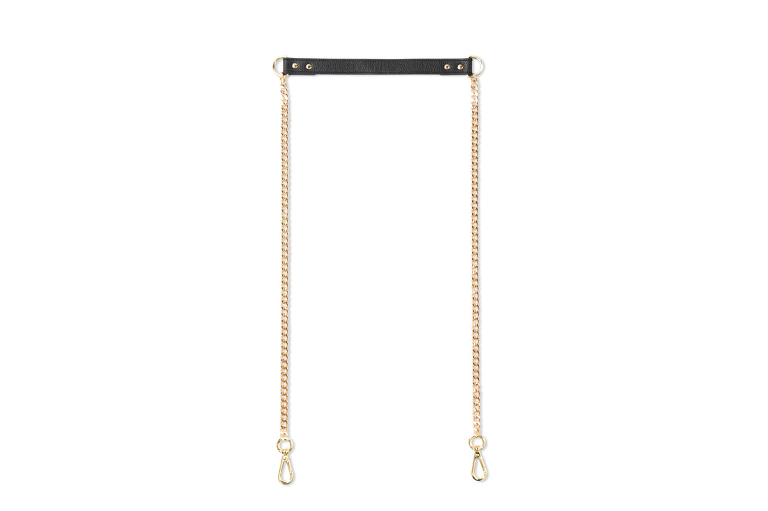 Onyx Gold Chain Strap