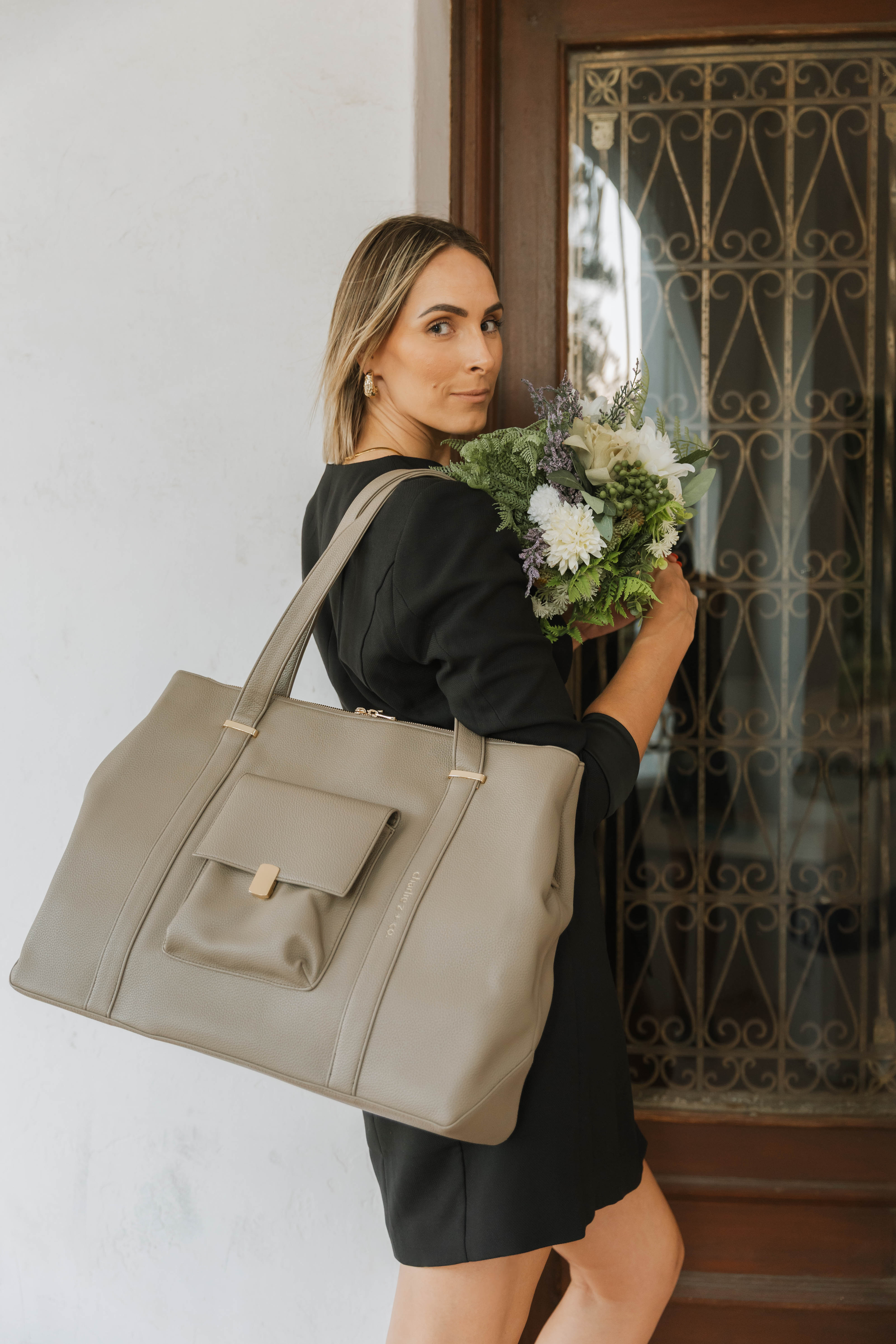 Franki Tote Bag - Mushroom – charlie z + co