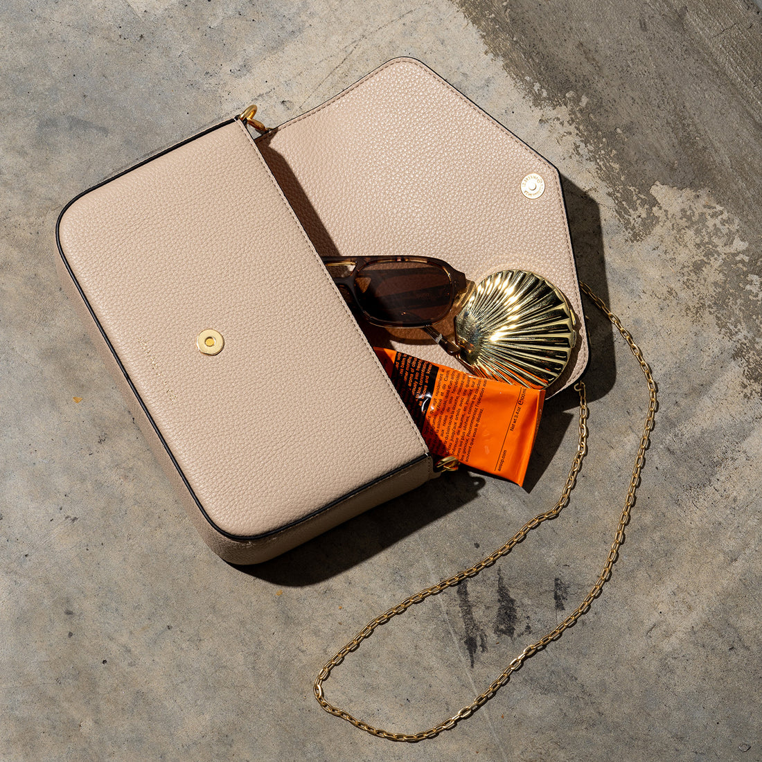 Sand Stone Zara Wireless Charging  Bag